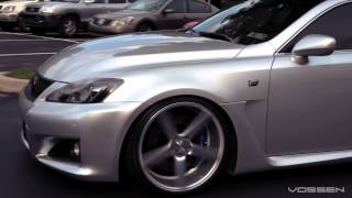 Lexus ISF on 20quot Vossen VVSCV3 Concave Wheels  Rims [upl. by Nylesor]