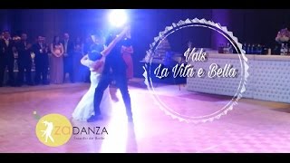 CLASES DE BAILE PARA NOVIOS  Baile Boda  El Vals LA VITA E BELLA [upl. by Ocker]