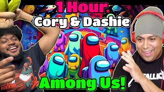 1 HOUR OF DASHIE amp CORYXKENSHIN CORYS BEST IMPOSTER GAME EVER [upl. by Naitirb]