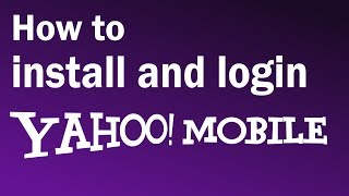 How To Install and Login to Yahoo Mobile  Yahoo Mail Login Mobile  2019 [upl. by Moberg]