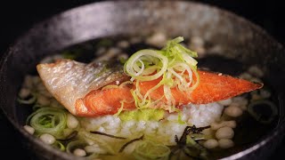 The ONLY Salmon Ochazuke 鮭茶漬け Recipe You Need [upl. by Aerdnod]