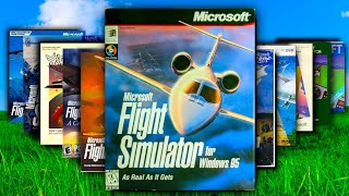 I Played Every Microsoft Flight Simulator EVER [upl. by Jovitta618]