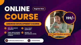 Android Development Course  Basic to Advance Level ​  Life Time Course Access​ [upl. by Frasquito]