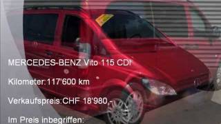 MERCEDESBENZ Vito 115 CDI  M3572  AUTOHAUS SCHIESS AG  OCCASION [upl. by Karrie]