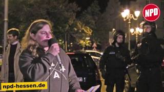 Melanie Dittmer am 0710 auf der Demo in Wetzlar [upl. by Durwin]