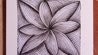 Zentangle Pattern Art Drawing Pattern [upl. by Swehttam270]