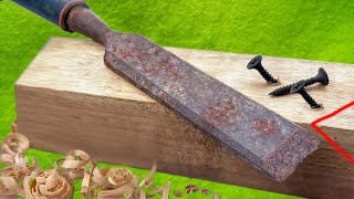 STOP Ruining Your Chisel Learn the Special Sharpening Trick [upl. by Ennylcaj294]