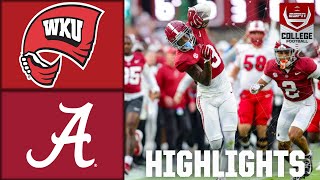 Western Kentucky Hilltoppers vs Alabama Crimson Tide  ESPN College Football [upl. by Iver]