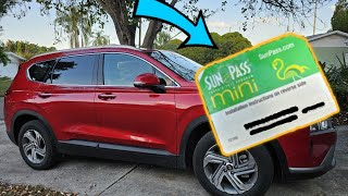 Where to Stick Florida Sun Pass Mini on Car Windshield [upl. by Hinze115]