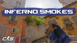 CS2 Inferno  EVERY TSide Inferno Smoke in UNDER 5 MINUTES [upl. by Stevens]