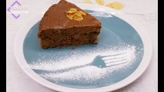 Date amp Walnut Cake  Wheat Flour WalnutDate Cake  Festival Special  by Lucknowi Chef [upl. by Ttenna]