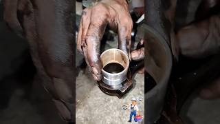 connecting rod con installation process shorts engine mechanic mechanical short trending [upl. by Aiuqat]