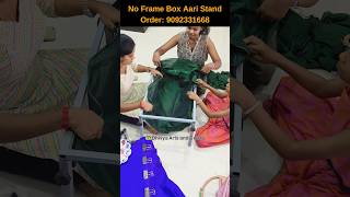 No frame box aari stand Order 9092331668 [upl. by Miharbi432]