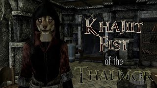 Udarra MoonClaw Khajiit Fist of the Thalmor Skyrim build [upl. by Notsej]