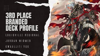 3rd Place louisvilleKY regional Branded Despia Deck Profile Ft Jordan Widmer [upl. by Yuille]