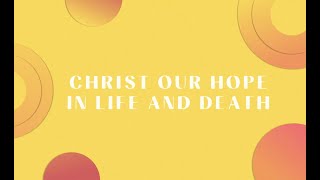 Christ Our Hope in Life and Death Official Lyric Video  Kingdom Kids Aaron Williams [upl. by Noremac307]