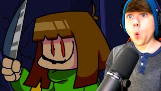 BOYFRIEND vs SANS Friday Night Funkin Logic  Cartoon Animation GameToonsOfficial REACTION [upl. by Yeuh]