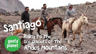 Epic horseback riding through the Andes mountains in Chile [upl. by Allisurd]