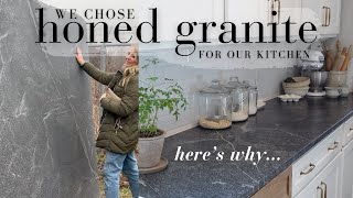 How We Transformed Our Cozy Cottage Kitchen with Stunning Honed Granite Countertops [upl. by Iknarf]