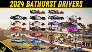 EVERY TEAM AND DRIVER  2024 Bathurst 1000  V8 Supercars [upl. by Caleb]