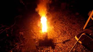 Bakelite propellant burn tests [upl. by Yuhas532]