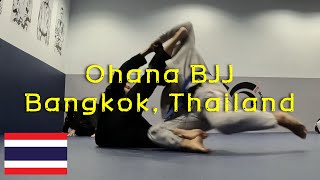 BJJ Rolls  Back at Ohana BJJ Bangkok Thailand [upl. by Nilorac77]