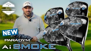 Callaway Golf Introduces  The NEW Ai Smoke Driver Family [upl. by Nairahcaz256]