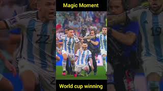 Messi world Cup winning reaction [upl. by Drehcir]