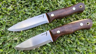 Knives for Bushcraft camping and fishing  Scandi Sabre and full flat grinds [upl. by Cliffes]