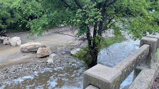 South Concho River 2021 Flooded at Christoval [upl. by Atenaz]