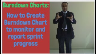 How to Create Burndown Chart to monitor and report sprint progress [upl. by Abrahamsen97]