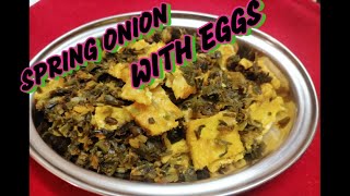 SPRING ONION WITH EGGS [upl. by Assilac]