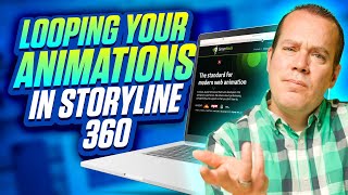 How to Loop Animations in Articulate Storyline 360 2024 [upl. by Abbotsen509]