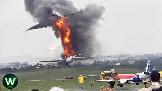 Tragic Shocking Aviation Moments Filmed Seconds Before Disaster You Wouldnt Believe if Not Filmed [upl. by Tullus]