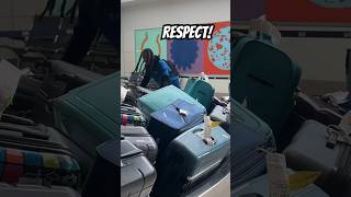 Airport baggage claim issues vs respect baggageclaim respect shorts [upl. by Dolly]