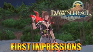 Is Dawntrail Any Good Spoiler Free First Impressions [upl. by Amalburga]