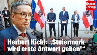 Kickl „Steiermark wird erste Antwort geben“  kronetv NEWS [upl. by Haleigh151]