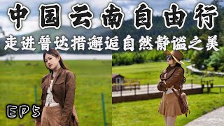 【中国 香格里拉EP5】走进普达措国家公园 发现大自然的静谧之美 集高山草甸 原始森林 静谧湖泊为一体的自然天堂 ！游览属都湖 碧塔海  遇见动物们 画面太治愈  中国首个国家公园 5A级景区 [upl. by Ciryl726]