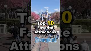 Top 10 Disneyland Attractions Disneyland [upl. by Sillihp]