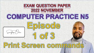 HOW TO WRITE A COMPUTER PRACTICE N5 EXAM  2022 NOVEMBER QUESTION PAPER [upl. by Jillayne]