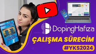 YKS çalışma günlüğüm  Doping Hafıza ile çalışma sürecim yks2024 [upl. by Persian]