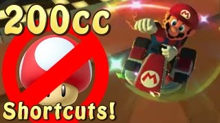 Mario Kart 8 Deluxe 200cc Shroomless Shortcuts Montage [upl. by Jaime]