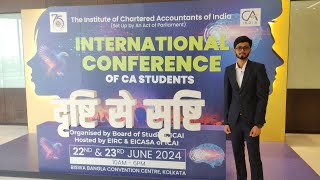 International Conference Of Ca Student 2024 Day 1  Biswa Bangla Convention Centre [upl. by Lunetta454]