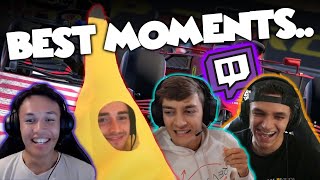 Best Moments on TWITCH of F1 Driver  Quarantine Day 🤩 [upl. by Enitsrik]