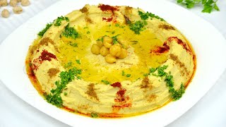 Hummus libanez  Hummus recipe  JamilaCuisine [upl. by Obla]