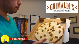 Pizza Review  Grimaldis Cauliflower Crust White [upl. by Asillem]