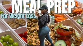 MEAL PREP FOR WEIGHT LOSS LOSE FAT ANE BUILD MUSCLE WEIGHT LOSS MEAL PLAN FOR WOMEN [upl. by Silsby279]