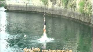 my first bungy jump into water [upl. by Retxab944]