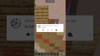 Making luffy in Minecraft  Luffy pixel art shortsfeed shorts gaming minecraft [upl. by Alioz]