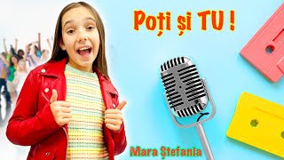 👧🏼 MARA ȘTEFANIA 💯 POȚI ȘI TU ❤️ Official Video [upl. by Llenrep]